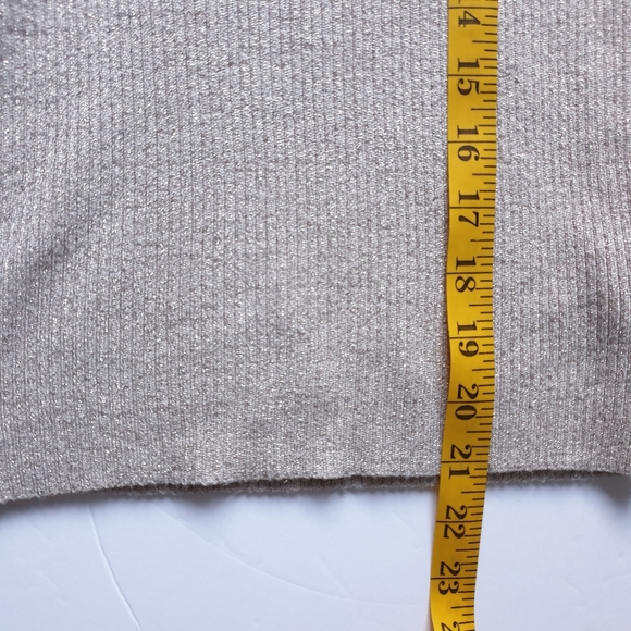 Anthropologie ett twa gold turtleneck sleeveless size S - Picture 7 of 8